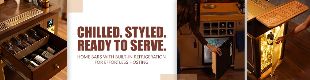 Home Bar With Fridge